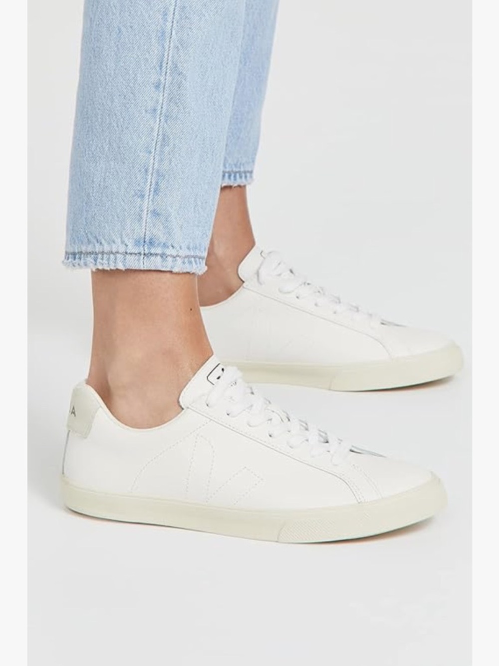 Veja Women's Esplar Leather Sneakers Extra White